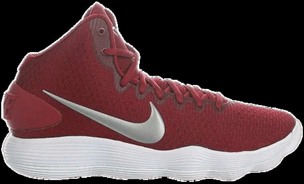 Nike Men's Hyperdunk 2017 TB Promo Maroon Wine White Silver 942571 602 Size 17.5